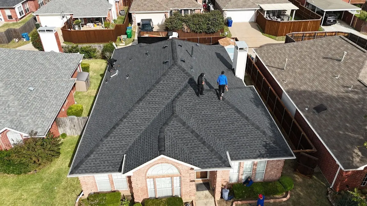 Commercial Roofing work in progress on a Turlock property